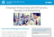 HP Ingram Landing Page Screenshot